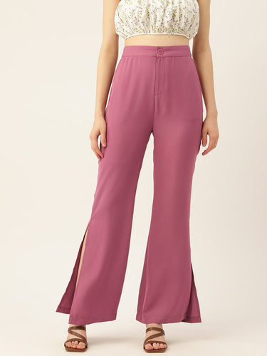 Rue Collection Relaxed Loose Fit High - Rise Trousers - RueCollections